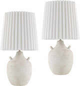 Marostica White Ceramic Table Lamp