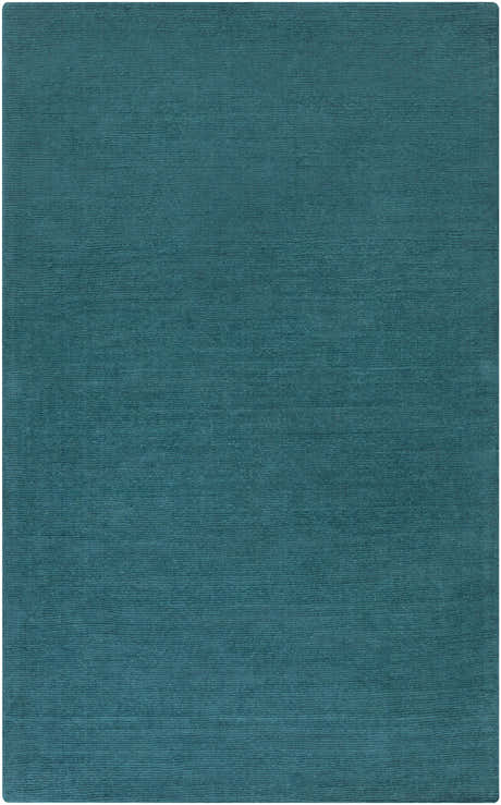 Made to Order Custom Size Brockton Solid Wool Teal Area Rug