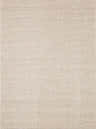 Close-up of the Midha Area Rug, showing its ivory and peach tones and subtle woven texture. Design-Rectangle