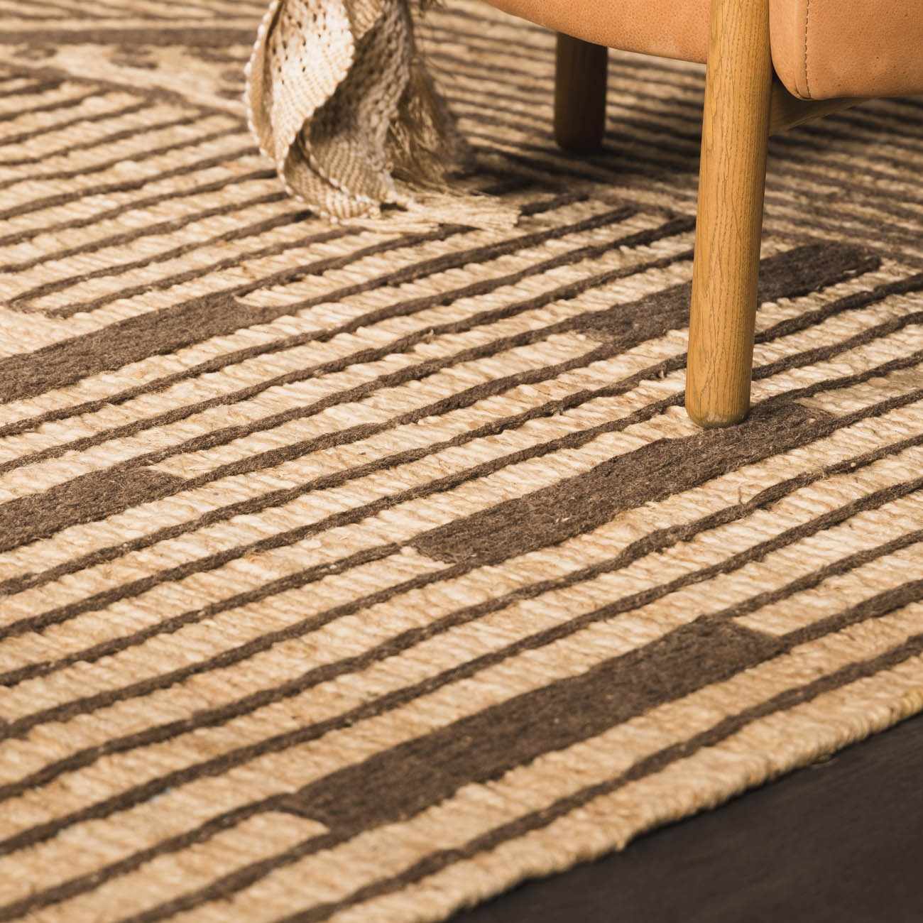 Millis Hand Knotted Jute Area Rug