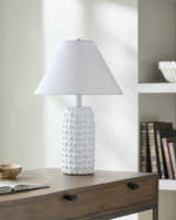 Maiduguri White Table Lamp