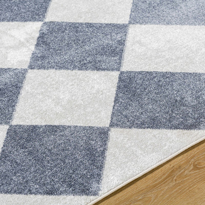 Ulric Gray Diamond Washable Area Rug