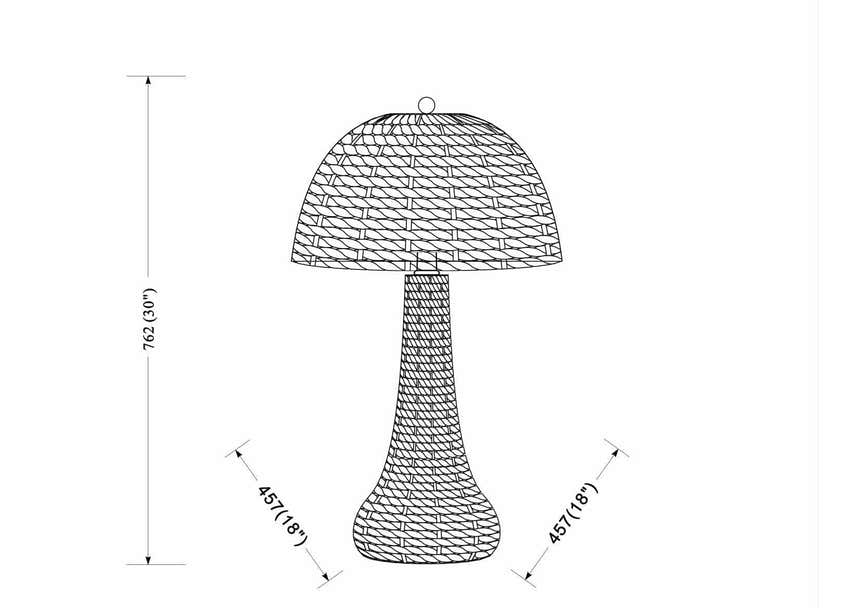 Magugnano Peach Table Lamp