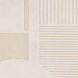 Sample Manalad 3D Wool-Faux Silk Area Rug - 4x6 - Clearance