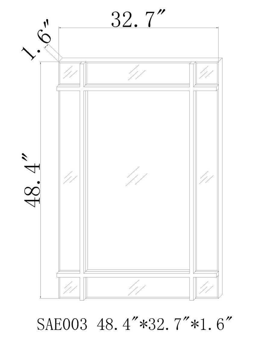 Mosquero Mirror - Clearance