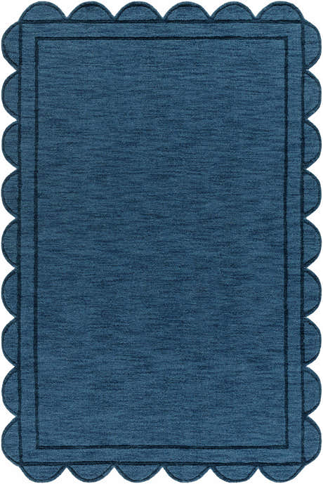 Made to Order Custom Size Uhuro Blue Geometric Area Rug