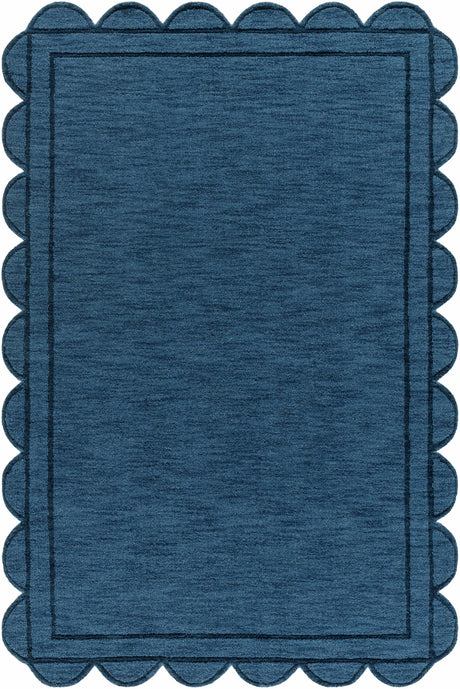 Made to Order Custom Size Uhuro Blue Geometric Area Rug