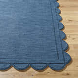 Made to Order Custom Size Uhuro Blue Geometric Area Rug