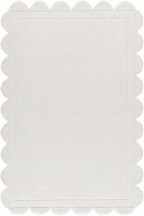 Made to Order Custom Size Uhuro White Geometric Area Rug