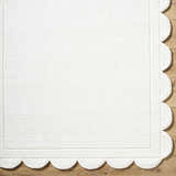 Made to Order Custom Size Uhuro White Geometric Area Rug