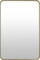 Tubii Gold Mirror with Iron Base