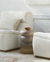 Makumbako Dark Red End Table