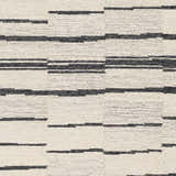 Sample Moorebank Black Striped Wool Rug