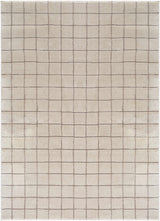 Cascade Checkered Ivory Area Rug
