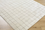 Cascade Checkered Ivory Area Rug