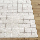 Cascade Checkered Ivory Area Rug