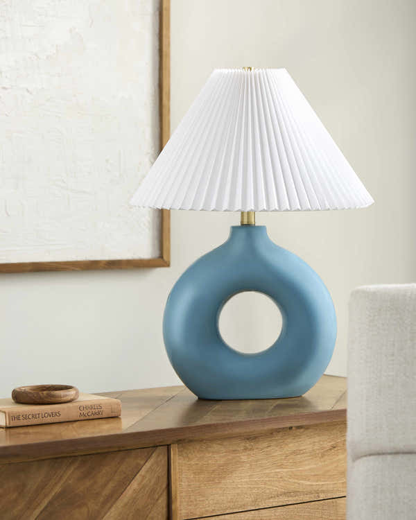 Miasskoye Blue Table Lamp