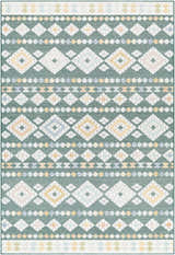 Sample Metta Medium Green Area Rug - Clearance