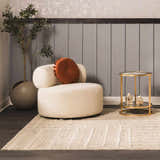 Matanog Rust Round Throw Pillow - Clearance