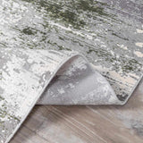 Magni Luxury Fringed Faux Silk Rug