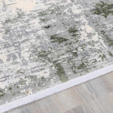 Magni Luxury Fringed Faux Silk Rug