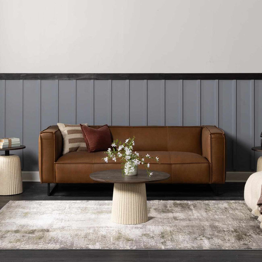 Magni Luxury Fringed Faux Silk Rug