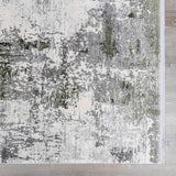 Magni Luxury Fringed Faux Silk Rug