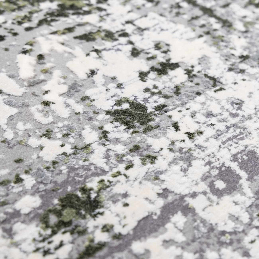 Magni Luxury Fringed Faux Silk Rug