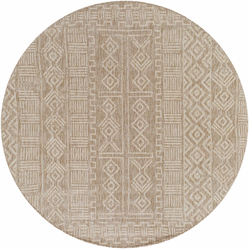 Epson Dark Beige Indoor & Outdoor Area Rug - Clearance