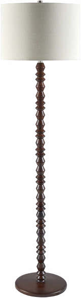 Motozintla Dark Brown Wood Floor Lamp