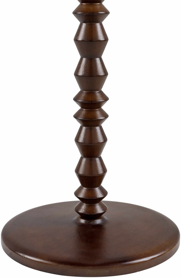 Motozintla Dark Brown Wood Floor Lamp