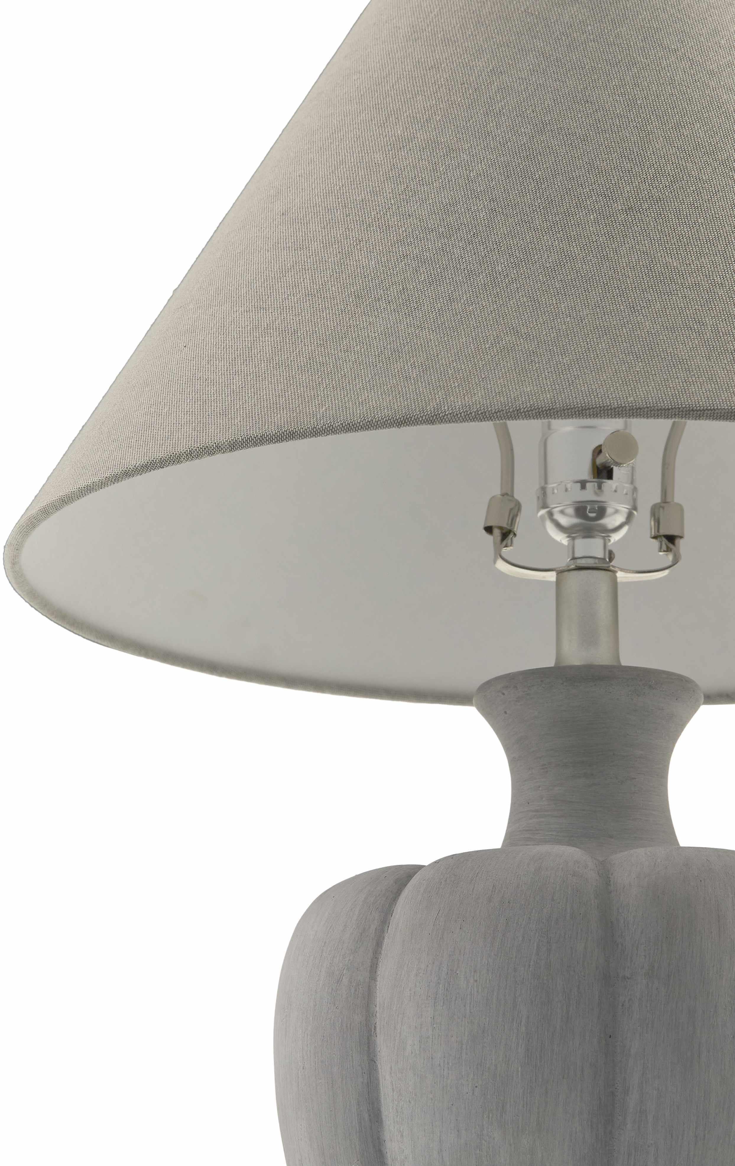 Reverse side of Montberon Table Lamp, focusing on underside structure and material.Traditional LightingBacking  