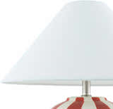 Montereale Red Table Lamp