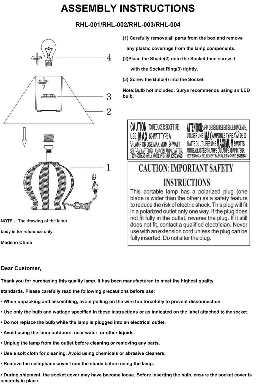 Montereale Blue Table Lamp