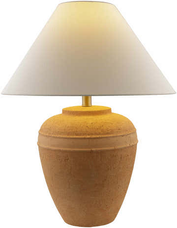 Mascaraque Brick Red Table Lamp
