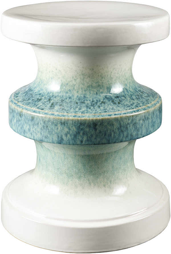 Montepaone Teal Outdoor End Table