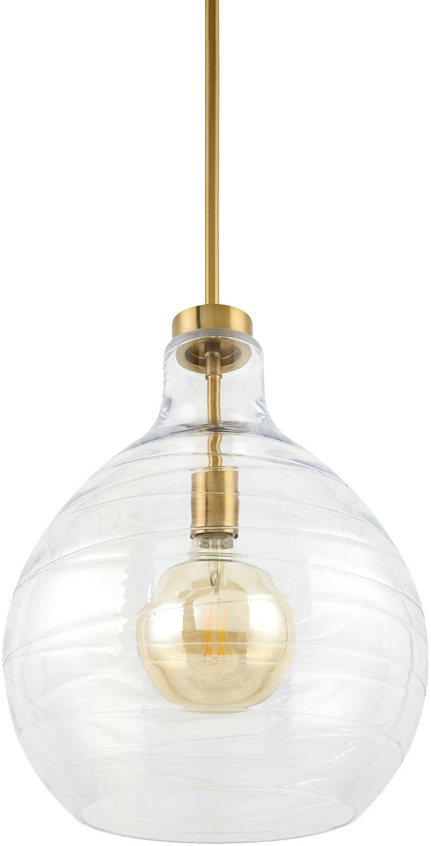 Montbazin Metallic - Brass Pendant