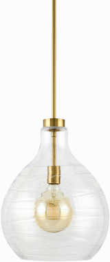 Montbazin Metallic - Brass Pendant