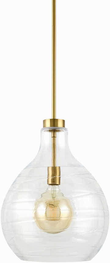 Montbazin Metallic - Brass Pendant