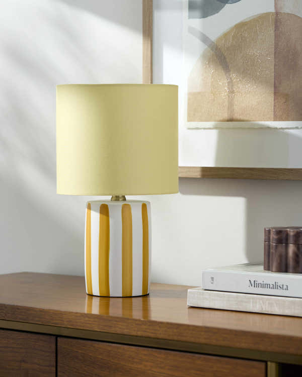 Escamilla Yellow Table Lamp