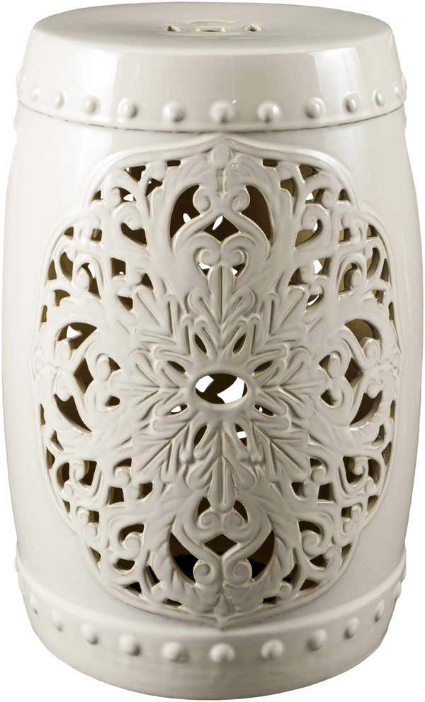 Millstatt White Outdoor End Table
