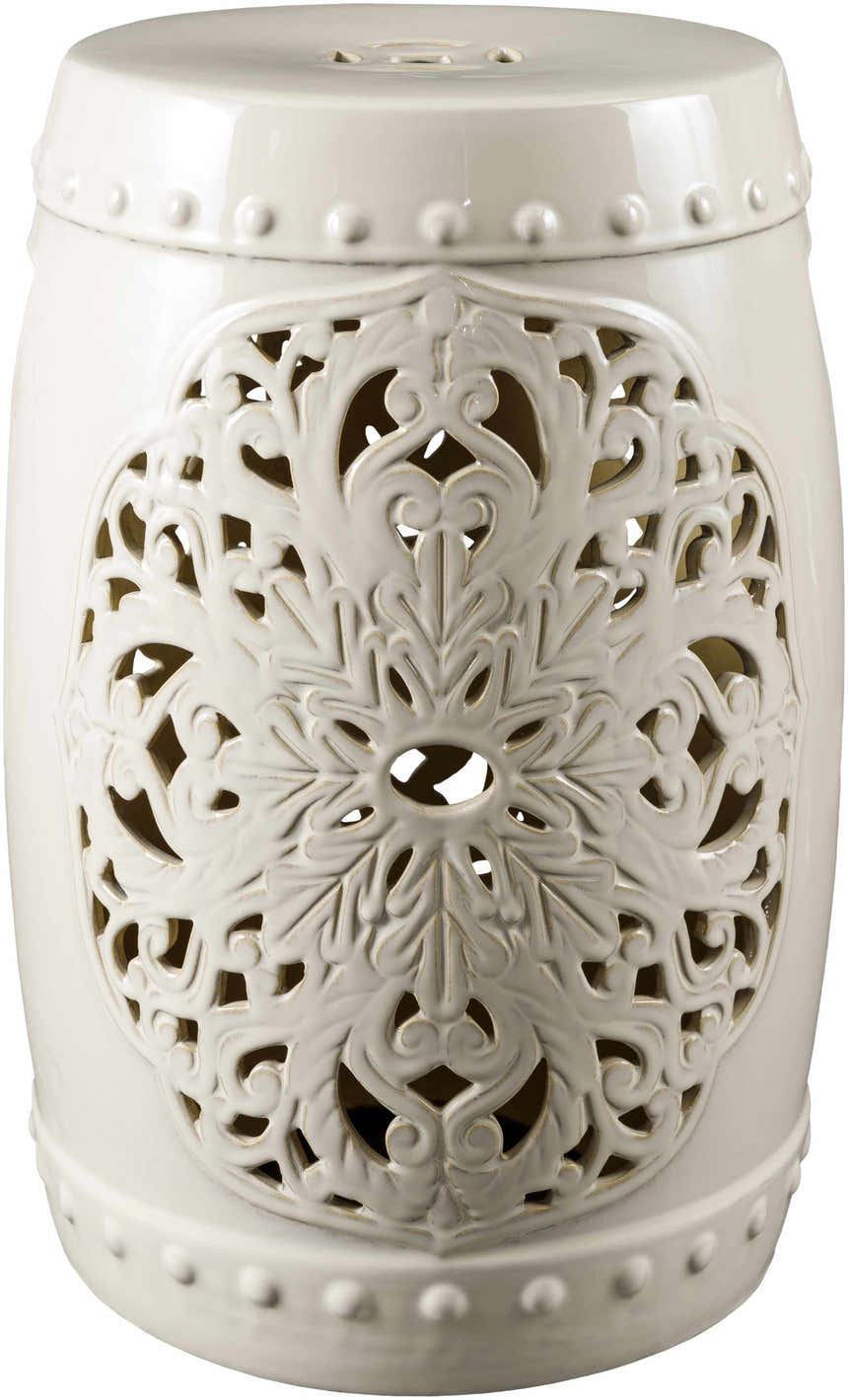 Millstatt White Outdoor End Table