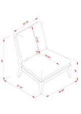 Moscavide Arctic Sky Accent Chair