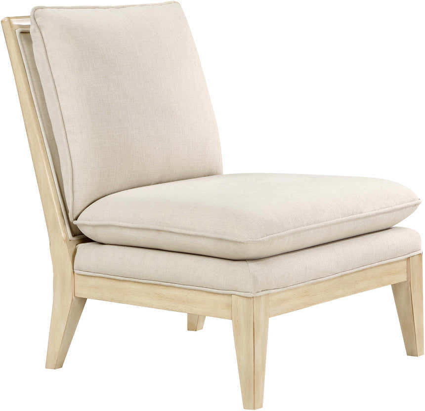 Moscavide Beige Accent Chair