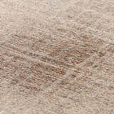 Close-up of the beige Dalyn Neola NA5 rug showing subtle paprika, brown, and black flecks with a soft, textured pile.