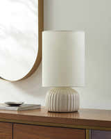 Navarrenx White Table Lamp