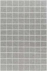 Made to Order Custom Size Nissa Gray Checkered Area Rug