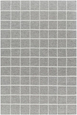 Made to Order Custom Size Nissa Gray Checkered Area Rug