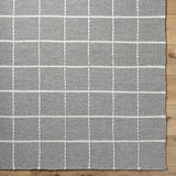 Made to Order Custom Size Nissa Gray Checkered Area Rug