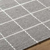 Made to Order Custom Size Nissa Gray Checkered Area Rug